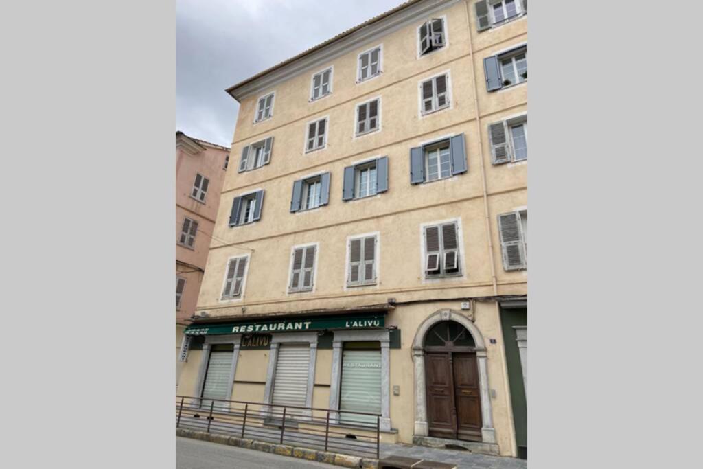 Magnifique Grand 30M2 Refait A Neuf En 2025 Lumineux 4 Couchages Hyper Centre Corte 13 Cours Paoli Wifi Tv Lave Linge Exteriör bild